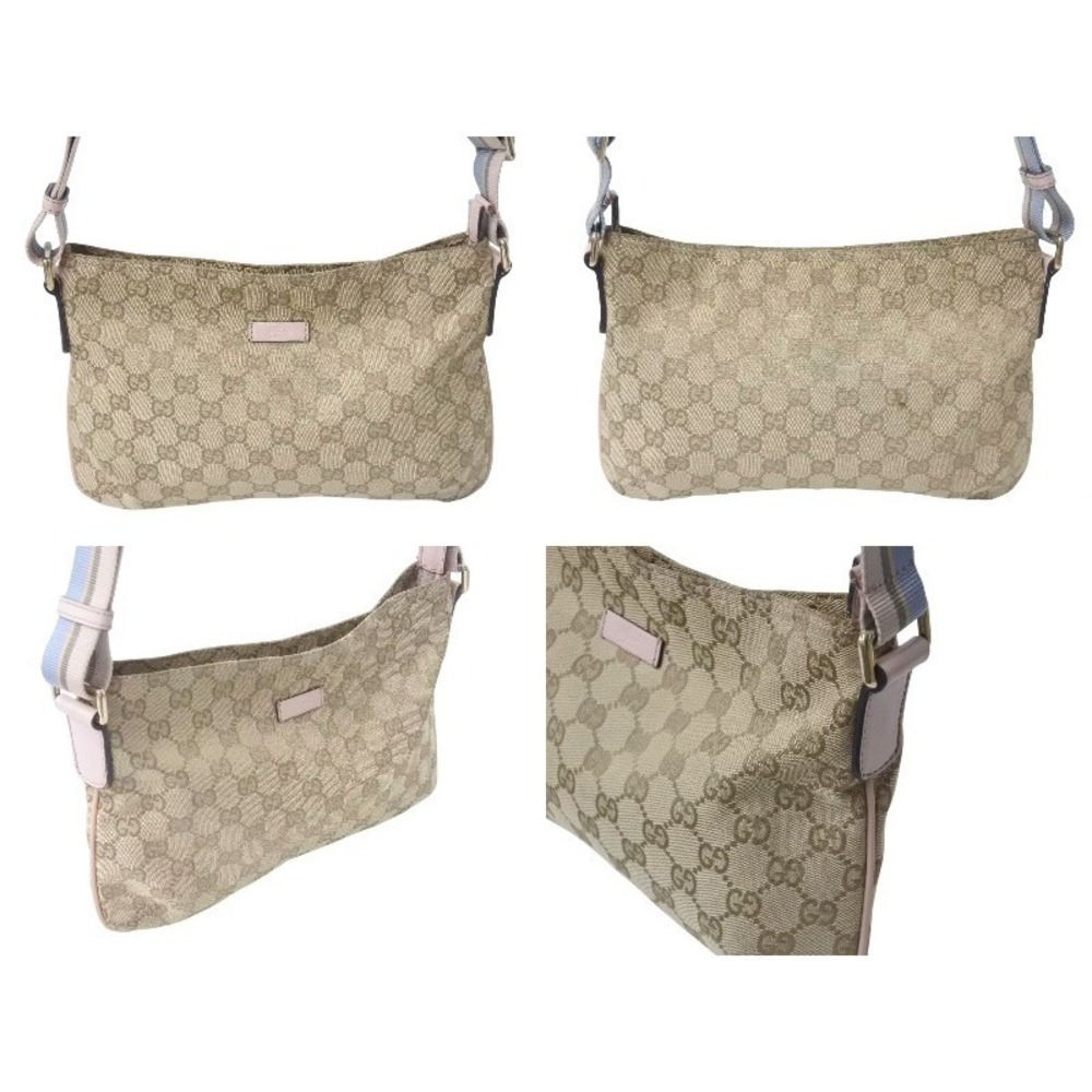 Gucci Canvas GG Sherry Line Shoulder Bag - Picture 1 of 9